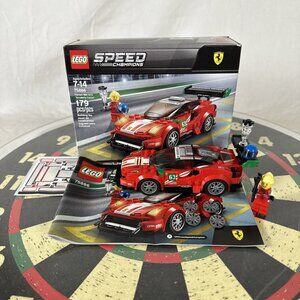 LEGO SPEED CHAMPIONS 75886 FERRARI 488 GT3 Scuderia Corsa 100% COMPLETE